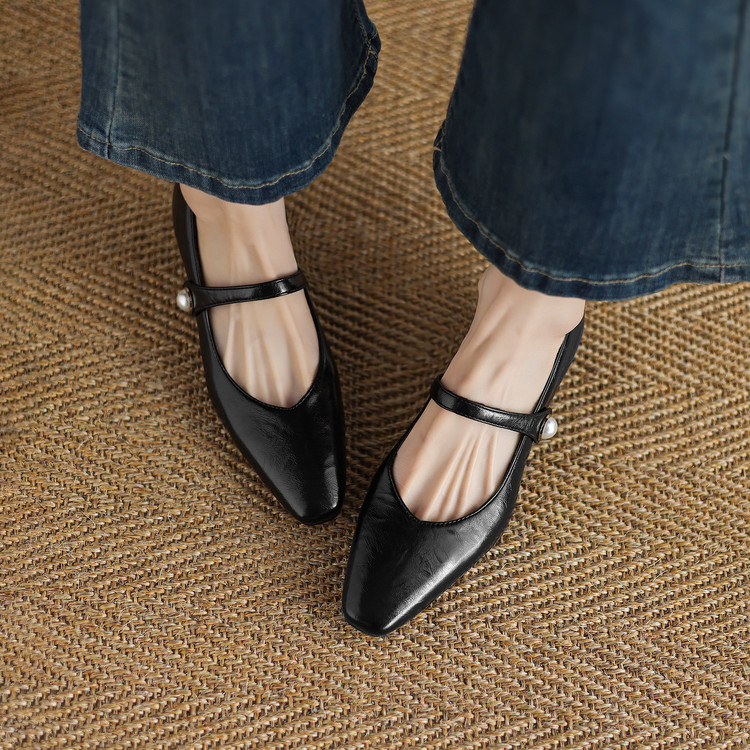 Women's Square Toe Chunky Heel Pumps Spring 2025 - Style c.html