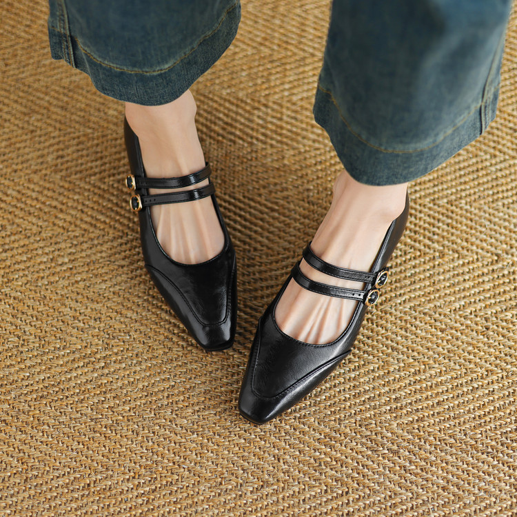 Women's Square Toe Chunky Heel Pumps Spring 2025 - Style o.html