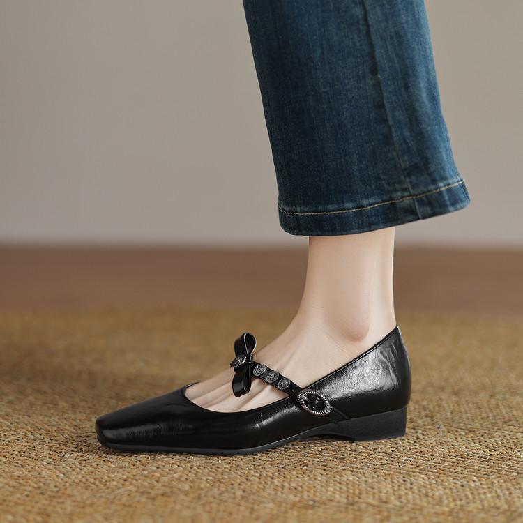 Women's Square Toe Chunky Mid Heel Pumps Spring 2025 - Style m.html